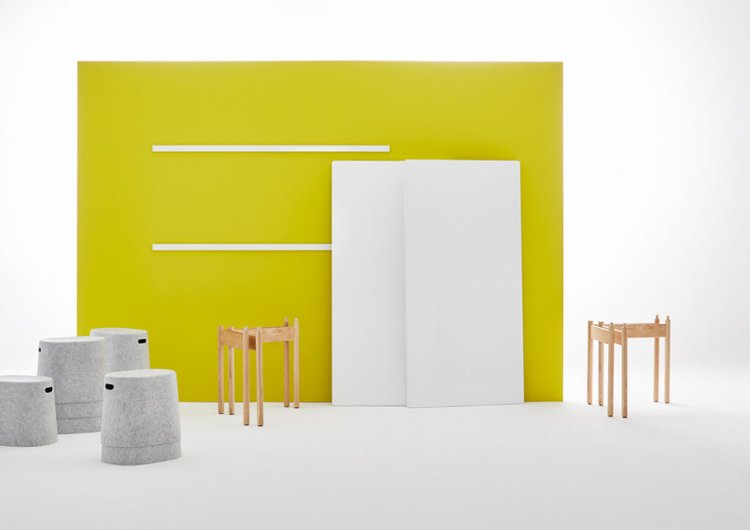 Schweizer Designer Jörg Boners modularer Büromöbel für das Luzerner Unternehmen Moving Walls